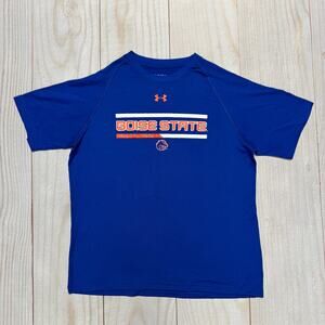 Under Armour Boise State Broncos Youth Size YXL T-Shirt Royal Blue